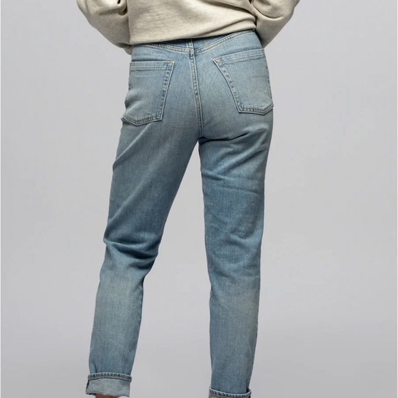 REVtown High Rise Straight Jeans Sunrise Indigo Wash Light Stretch Sz 32 - Picture 8 of 16